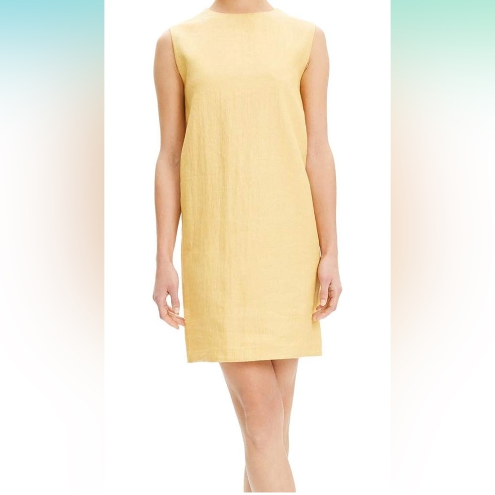 Theory Women's Sleeveless Column Dress Orange Blossom size 4